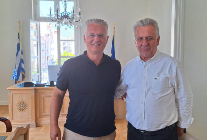 Συνάντηση του Περιφερειάρχη Πελοποννήσου με τον Δήμαρχο Ερμιονίδας | Έμφαση σε Ύδρευση, Υποδομές και Ολοκληρωμένες Χωρικές Επενδύσεις